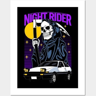 Night Rider Posters and Art